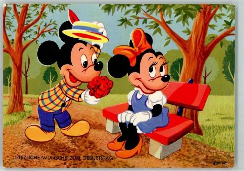 Micky Maus Minni Maus Blumenstrauss Geburtstag