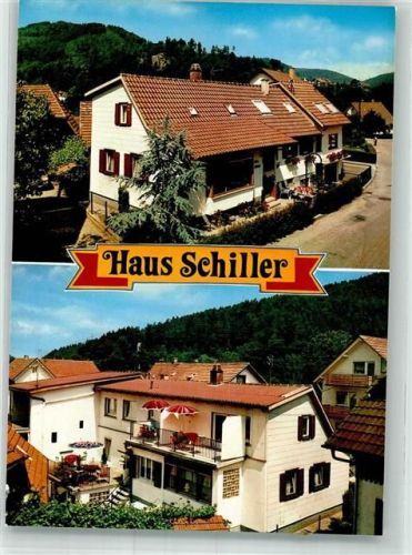 Bad Herrenalb Pension Schiller Rückseitig Klebestellen