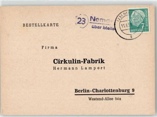 49143 W4516 Nemden - Landpoststempel