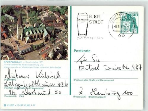 Paderborn Fliegeraufnahme Dom