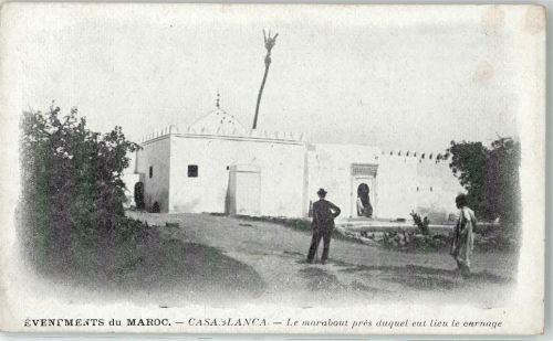 Casablanca Marabout pres duquel eut lieu le carna