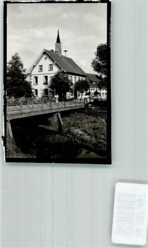 Rötenbach Rathaus mit altem Türmchen Foto Original aus Archiv eines Ansichtskartenverlags Ort handschriftlich