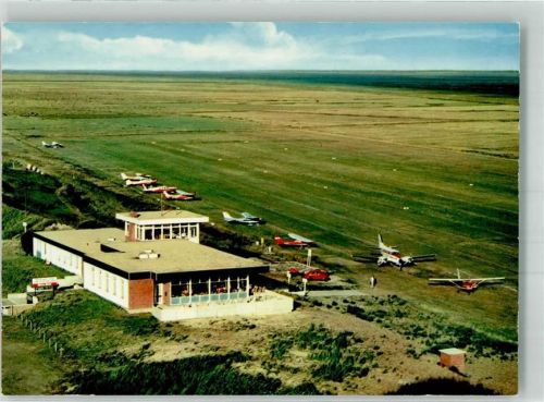 Norderney Fliegeraufnahme Flugplatz Gasthaus Cafe