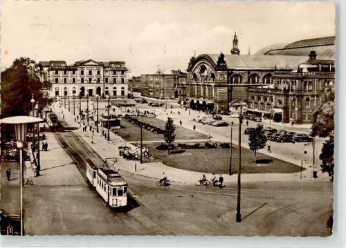 Bremen Am Hauptbahnhof Bahnhofsplatz Überseemuseum Straßenbahn