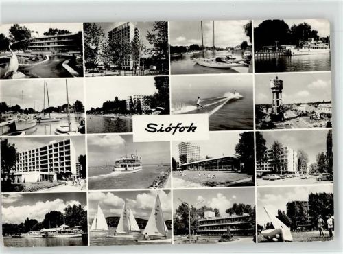 Siofok Hafen Segelboot Fahrgastschiff