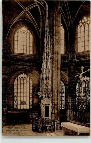 Nürnberg Sakramentshäuschen in der Lorenzkirche