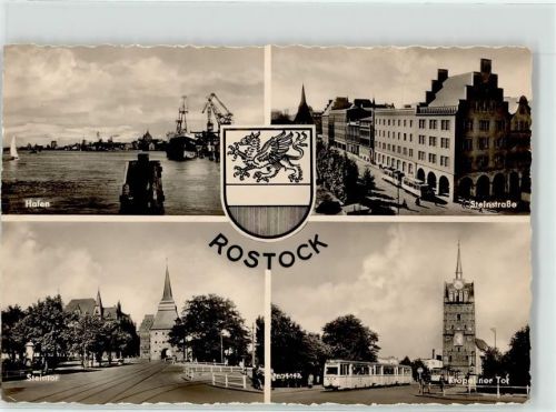 Rostock Hafen Steinstraße Steintor Kröpeliner Tor Straßenbahn