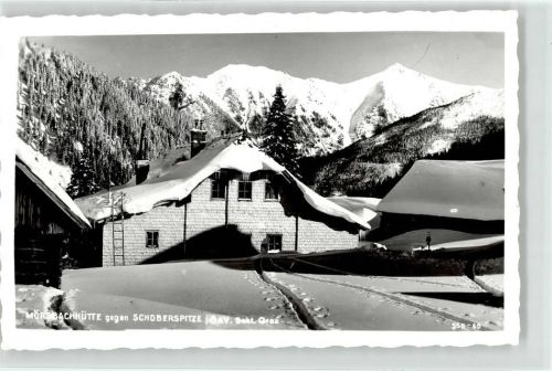 Mörsbachhütte Berghütte Winter Schoberspitze Hüttenstempel