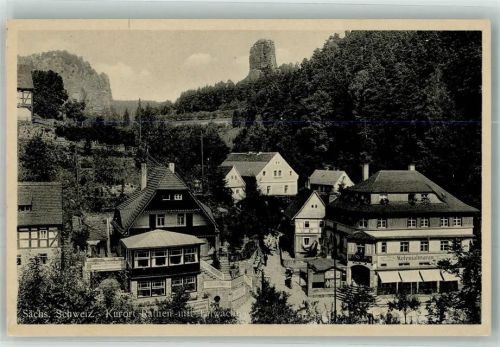 Rathen Kurort 1945 Geschäft Kolonialwaren