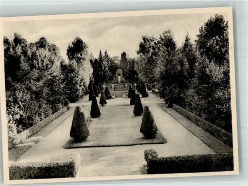 77815 W7580 Bühl , Baden - Stadtgarten mit Grossherzog Friedrich-Denkmal