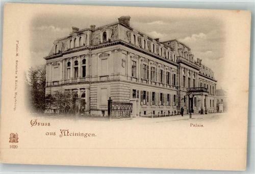 Meiningen Palais Verlag Reinicke & Rubin 1620
