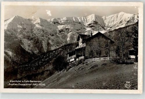 Bad Ischl Berghütte Hotel Gasthaus Sophien Doppelblick