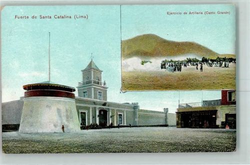 Lima - Fuerte de Santa Catalina Ejerciciode Artilleria Canto Grande
