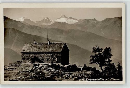 Erfurterhütte Berghütte Hüttenstempel Olperer