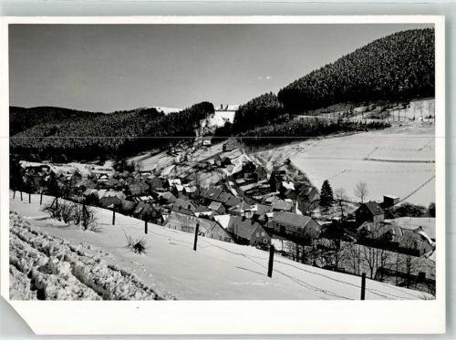 Schwalefeld Winter Eckschaden Ort handschriftlich