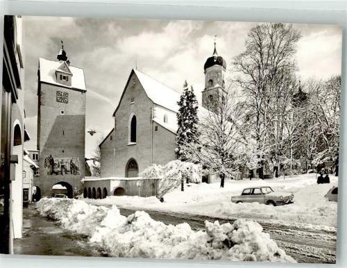 Isny Kirche St. Nikolai Wassertor Auto