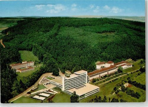 Höxter Fliegeraufnahme Krankenhaus Weserberglandklinik