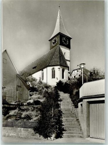 72631 W7447 Neuenhaus , Württ Foto AK Kirche