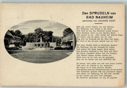 Bad Nauheim Gedicht