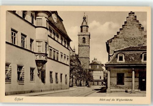 99084 O5000 Erfurt - Blick auf die Wigbertikirche