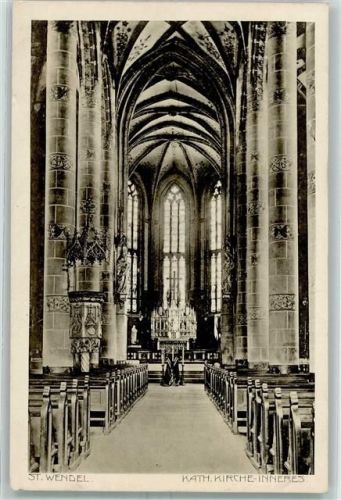 St. Wendel 1917 Kath. Kirche Inneres