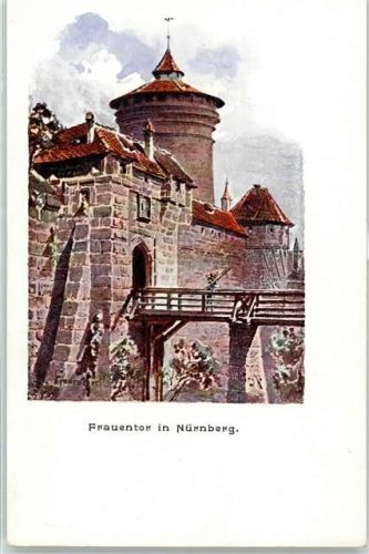 90402 W8500 Nürnberg Künstlerkarte