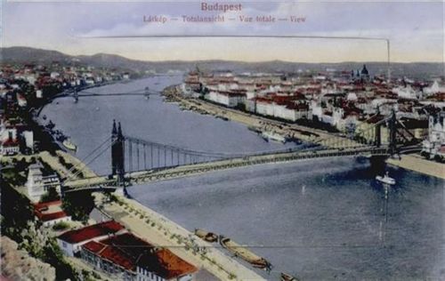 Budapest Budapest (Ungarn) Leporello II (minimaler Einriss)