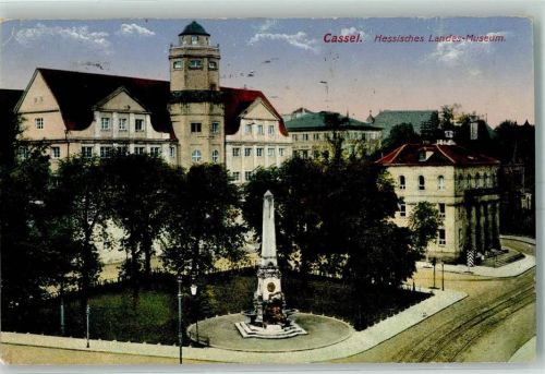 34117 W3500 Kassel , Hess - 1916 Hessisches Landesmuseum Säule