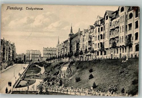 Flensburg 1909 Tosbystraße Fotograf Thomsen