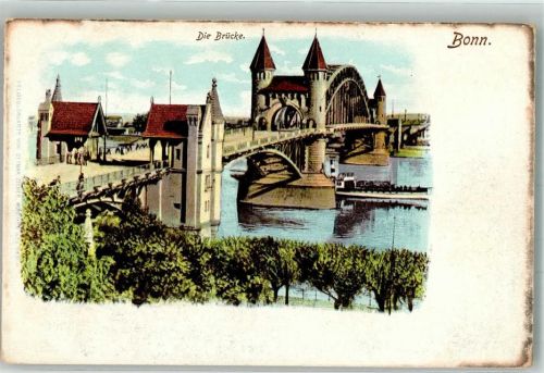 Bonn Alte Rheinbrücke Verlag Zieher, Ottmar