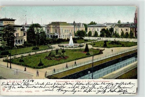 04103 O7000 Leipzig 1904 - Schmuckplatz Villen Carl Tauchnitzstraße