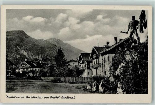 82431 W8113 Kochel a. See - Hauptstrasse Jochberg Kochel Denkmal