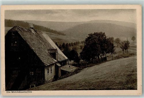 Oberwiesenthal Mühlhänselmühle Sächsiche Heimatschutz-Postkarten