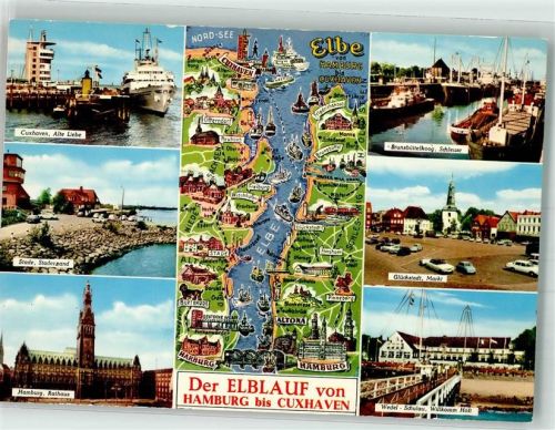 Hamburg Rathaus Hafen Alte Elbe Cuxhaven Marktplatz Glückstadt Wedel Der Elbauf