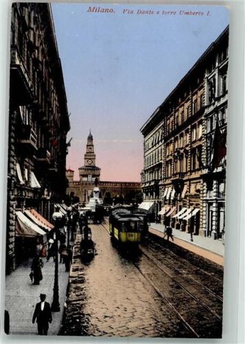 Milano Straßenbahn Via Dante