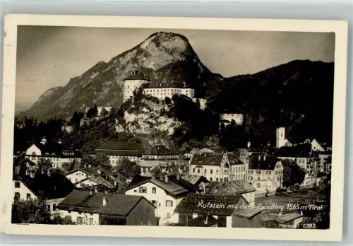 Kufstein 1928 Burg Festung
