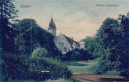 25524 W2210 Itzehoe - Itzehoe (2210) Leporello Schloss Breitenburg II (kleine Einrisse bei Leporello-Abdeckung)