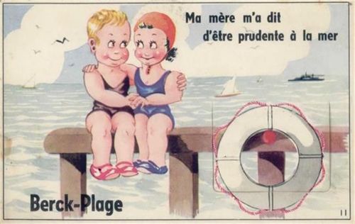 Berck Berck-Plage (Frankreich) Leporello I-II (fleckig VS)