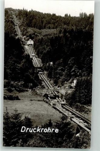 Forbach Talsperre Schwarenbach Ort handschriftlich Foto Original aus Archiv eines Ansichtskartenverlages