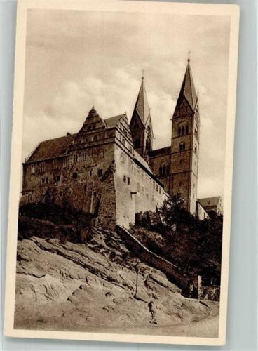 Quedlinburg 1935 Bild 12 Schloss- und Stiftskirche Reichswinterhilfe-Lotterie