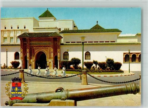 Rabat Schloss Le palais Royal a Rabat Wappen Uniform Kanone