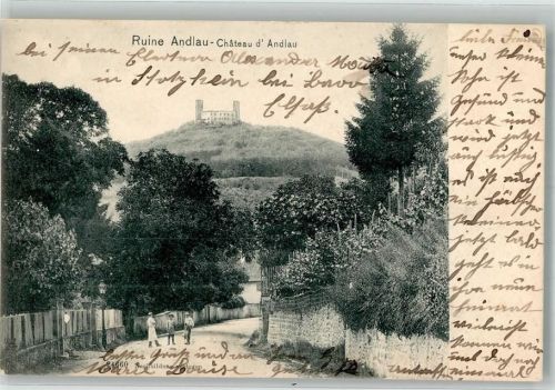 Andlau 1904 Ruine Andlau