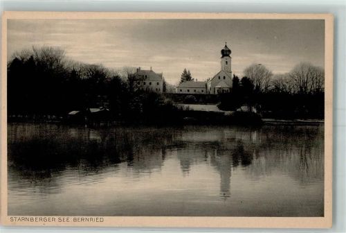82347 W8139 Bernried , Starnberger See - Pfarrkirche St. Martin