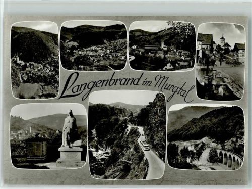 Langenbrand Denkmal Omnibus Eisenbahn-Viadukt