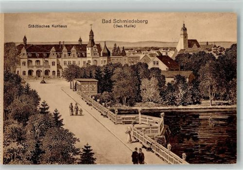Bad Schmiedeberg Städtisches Kurhaus mit Nikolaikirche