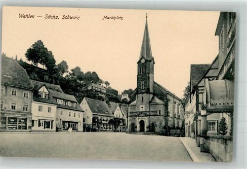 Wehlen Stadt Marktplatz