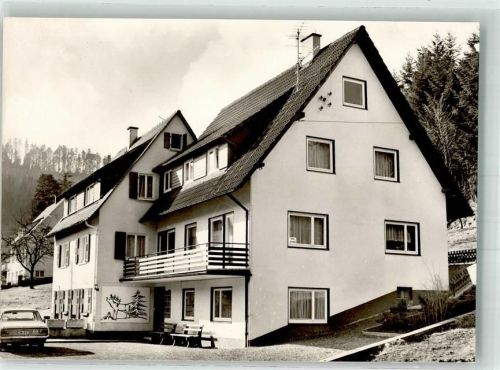 Bad Herrenalb Pension Waldhaus Hecker Auto Rückseitig Klebestellen