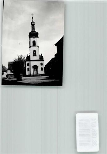 Ettleben Kirche Foto Original aus Archiv eines Ansichtskartenverlages