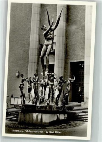 Stockholm Denkmal Orfeus-fontänen