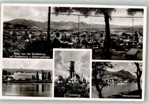 Bad Godesberg Godesburg Bundeshaus Rheinpromenade Fotograf Schröder Notopfermarke